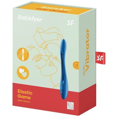 Satisfyer Elastic Game Multi Vibrator Blue - Flexible Pleasure
