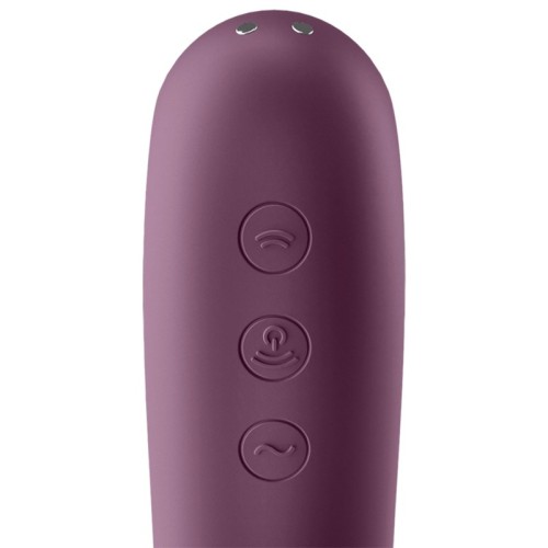 Satisfyer Dual Kiss Clitoral Stimulator Purple