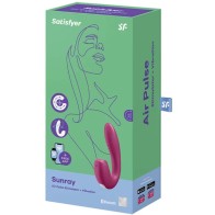 Satisfyer - Sunray App Controlled Stimulator and Vibrator Red