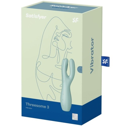 Satisfyer Threesome 3 Vibrator Green