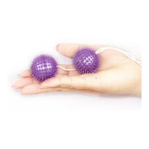 Baile Deeply Pleasure Textured Balls Purple 3.60 Cm
