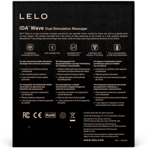 Ida Wave Couples Massager Coral - Empower Your Intimate Experience