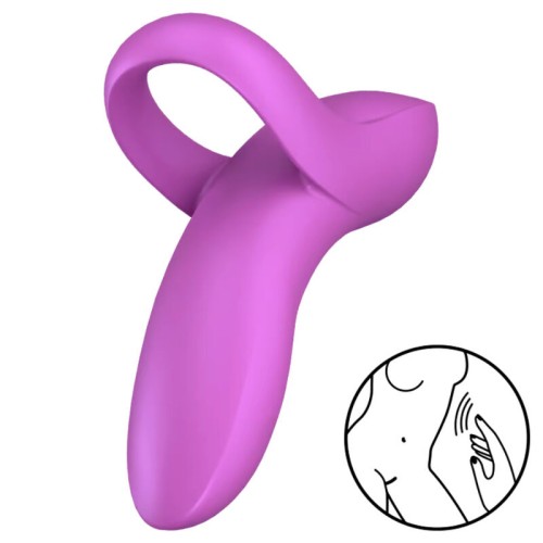 Satisfyer Bold Lover Finger Vibrator Pink