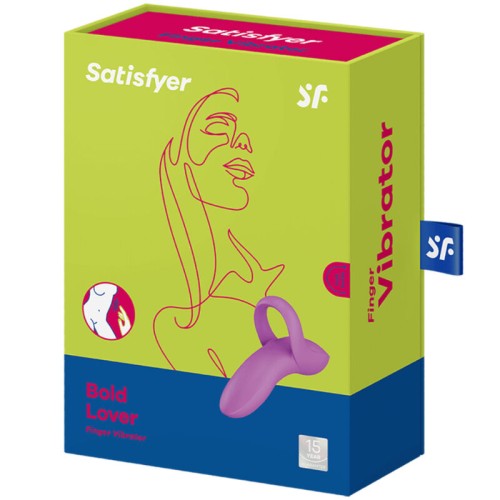 Satisfyer Bold Lover Finger Vibrator Pink