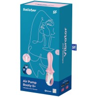 Satisfyer Air Pump Booty 5+ Inflatable Vibrator Pink