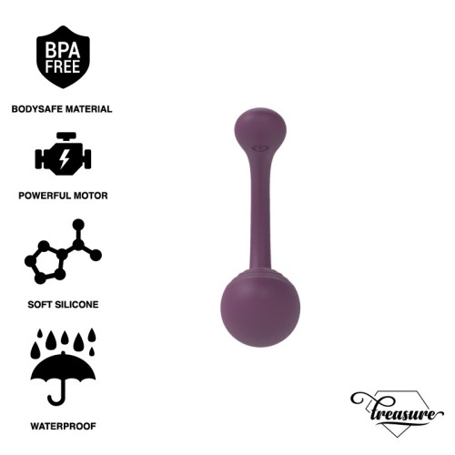 Treasure Merlin Double Ended Vibrator with Remote Control - Couples Pleasure