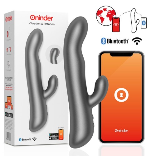 Oslo Vibration & Rotation Black - Rabbit Vibrator