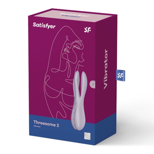 Satisfyer Threesome 2 Vibrator Purple - Intense Sensation