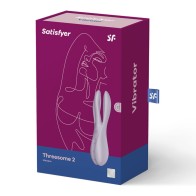 Satisfyer Threesome 2 Vibrator Purple - Intense Sensation