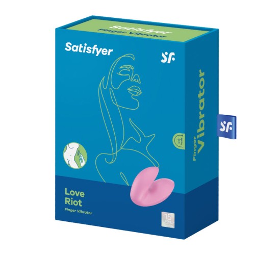 Satisfyer Love Riot Finger Vibrator for Intense Pleasure