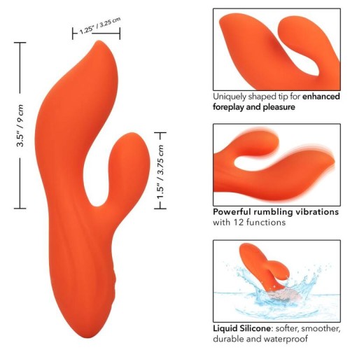 Stella Dual Teaser Orange Vibrating Pleasure