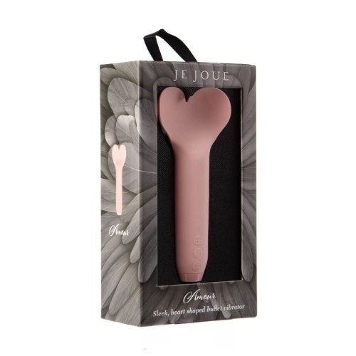 Amour Heart Tip Vibrating Bullet for Playful Sensations