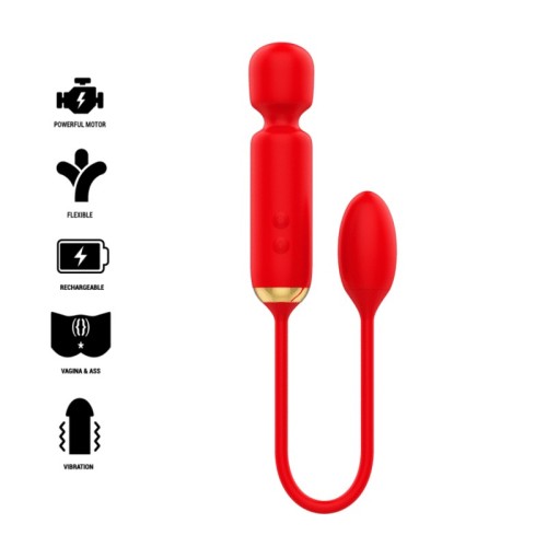 Toscana Varita De Doble Placer Huevo Vibrador