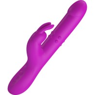 Reese Rabbit Vibrator with Rotation - Plush Experience