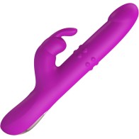 Reese Rabbit Vibrator with Rotation - Plush Experience
