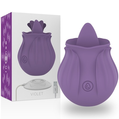 Intense Violet Clitoral Stimulator with 10 Vibration Patterns