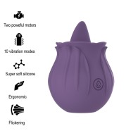Intense Violet Clitoral Stimulator with 10 Vibration Patterns