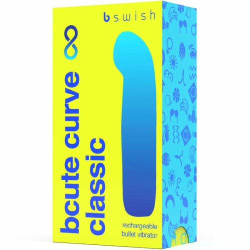 Bcute Curve Infinite Classic Rechargeable Vibrator Yellow