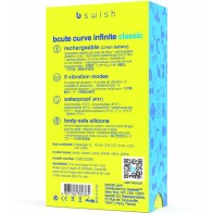 Bcute Curve Infinite Classic Rechargeable Vibrator Yellow