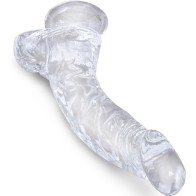 King Cock Clear Realistic Curved Penis