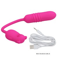 Pretty Love Nobikuma Pink Silicone Bullet Vibrator