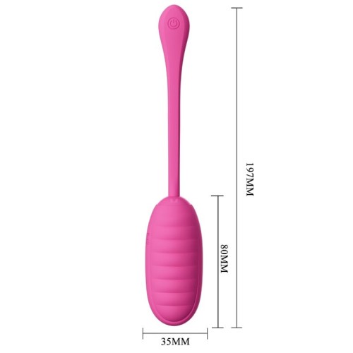 Pretty Love Catalina Huevo Vibrador Recargable Rosa - Placer al Alcance de Tu Mano