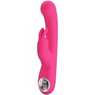 Pretty Love Lamar Rabbit G-Spot Vibrator Pink