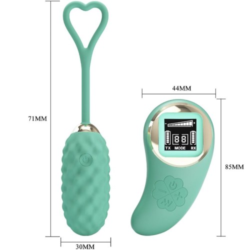 Pretty Love Vivian Remote Control Vibrating Egg Green