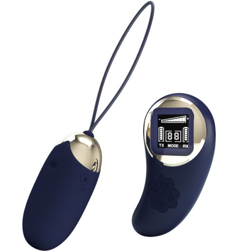 Pretty Love Mina Remote Control Vibrating Egg Blue - Discreet Pleasure