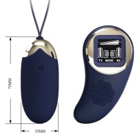 Pretty Love Mina Remote Control Vibrating Egg Blue - Discreet Pleasure