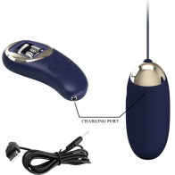 Pretty Love - Mina Huevo Vibrador Control Remoto Azul - Placer Discreto