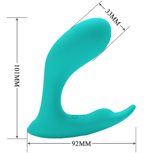 Pretty Love Idabelle Vibration Pulsation Remote Control Blue