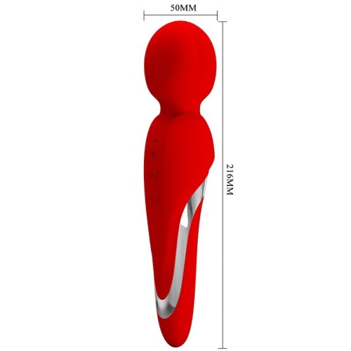 Pretty Love Walter Wand Vibrator in Red