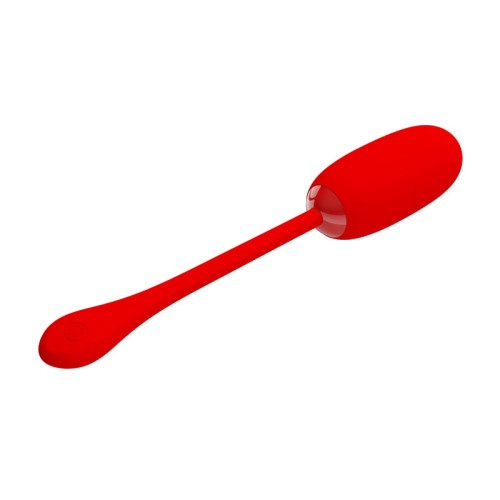 Huevo Vibrador Rojo Recargable para Placer Discreto