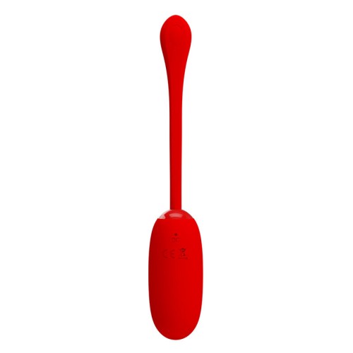 Huevo Vibrador Rojo Recargable para Placer Discreto