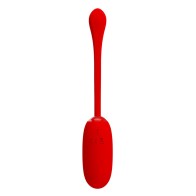 Huevo Vibrador Rojo Recargable para Placer Discreto