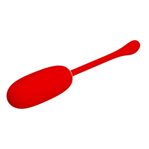 Huevo Vibrador Rojo Recargable para Placer Discreto