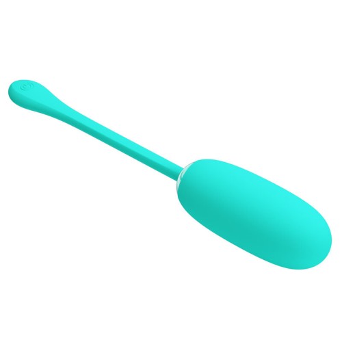 Pretty Love Huevo Vibrador Impermeable y Recargable Verde Agua
