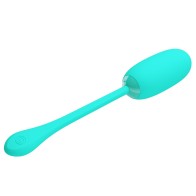 Pretty Love Huevo Vibrador Impermeable y Recargable Verde Agua