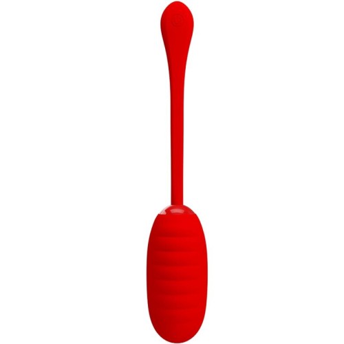 Pretty Love Kirk Rechargeable Red Vibrating Egg with 12 Vibration Modes