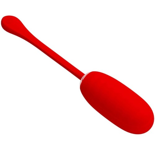 Pretty Love Kirk Rechargeable Red Vibrating Egg with 12 Vibration Modes