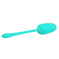 Pretty Love Textured Marine Rechargeable Vibrating Egg - Ultimate Pleasure