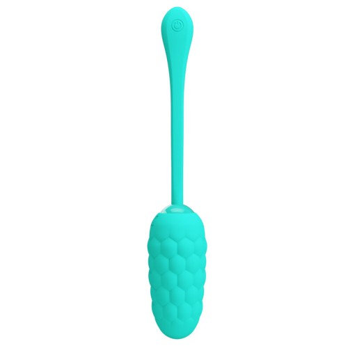 Pretty Love Textured Marine Rechargeable Vibrating Egg - Ultimate Pleasure