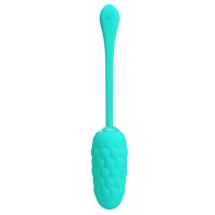 Pretty Love Textured Marine Rechargeable Vibrating Egg - Ultimate Pleasure