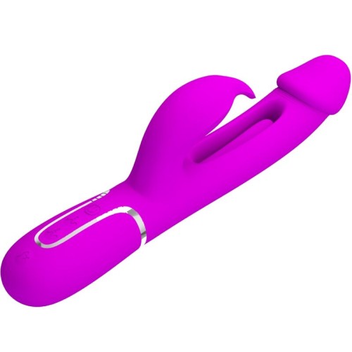 Pretty Love Multifunctional Rabbit Vibrator with Tongue