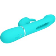 Pretty Love Kampas Rabbit Vibrator 3 in 1 Green A