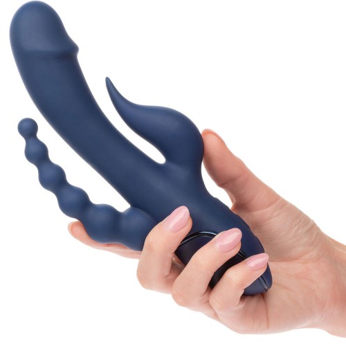 Vibrator Triple Orgasm Blue - Powerful Pleasure