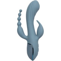 Triple Ecstasy Vibrator Grey - Ultimate Pleasure Becomes a Reality