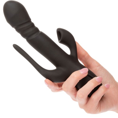Triple Euphoria Vibrator Black - Ultimate Pleasure