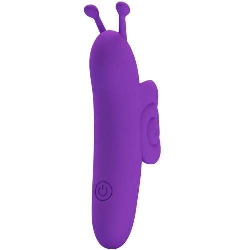 Estimulador De Dedo Caracol Poderoso Morado
